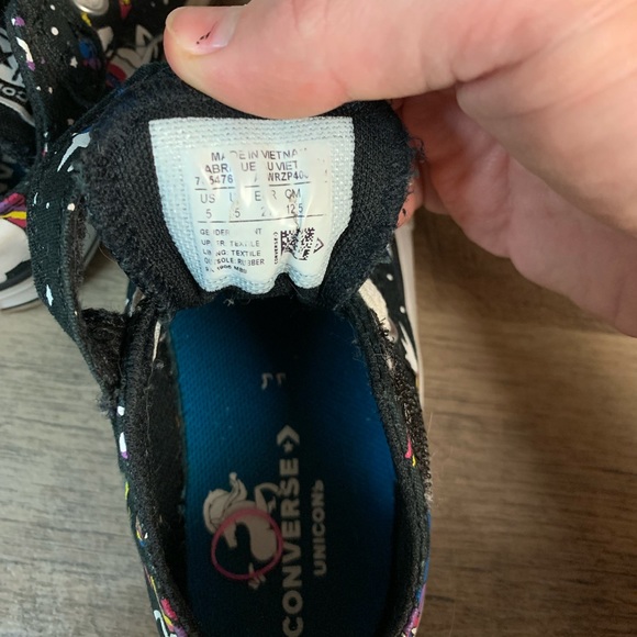 Converse Unicorn Rainbow Todder Sneakers - Picture 5 of 5